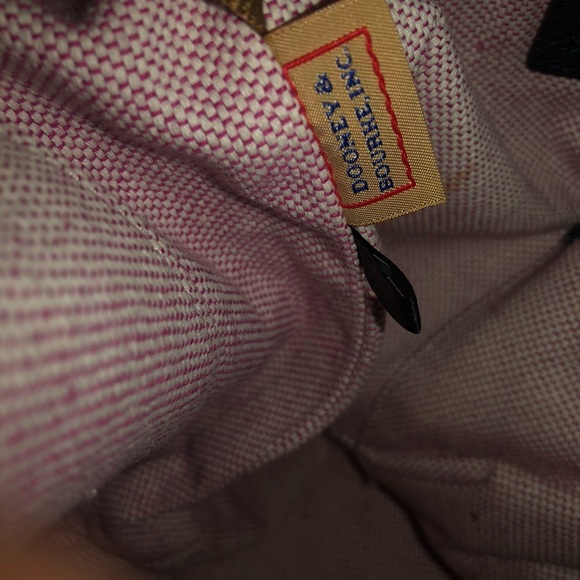 Dooney & Bourke navy blue handbag with coin wallet and dust cover; very cute - Picture 8 of 13